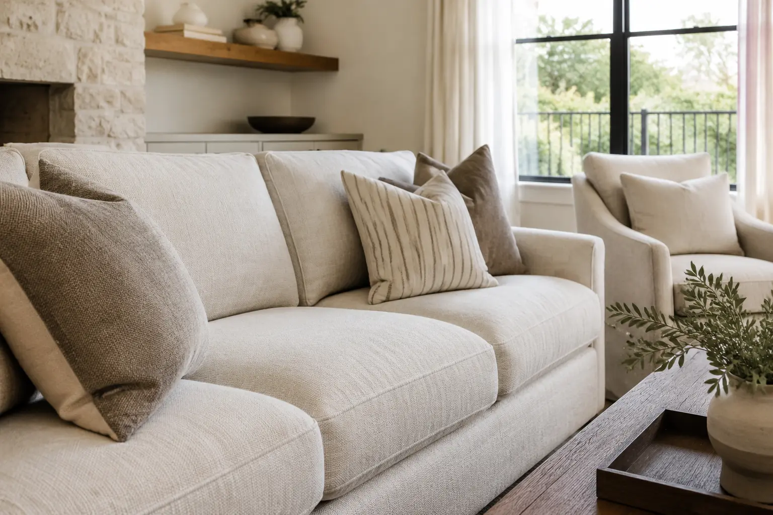 Illustrative modern farmhouse interior